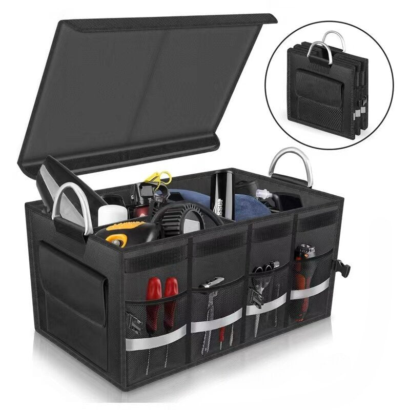 Rear Trunk Organizer Storage  (Collapsible Black)