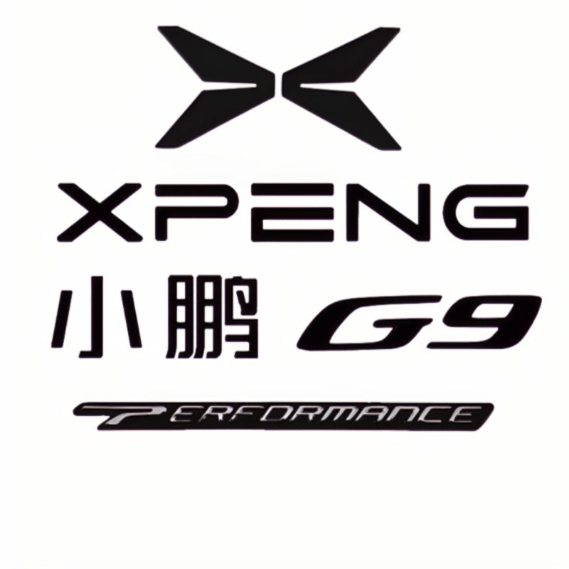 For XPENG Car Body Logo Blackened Logo