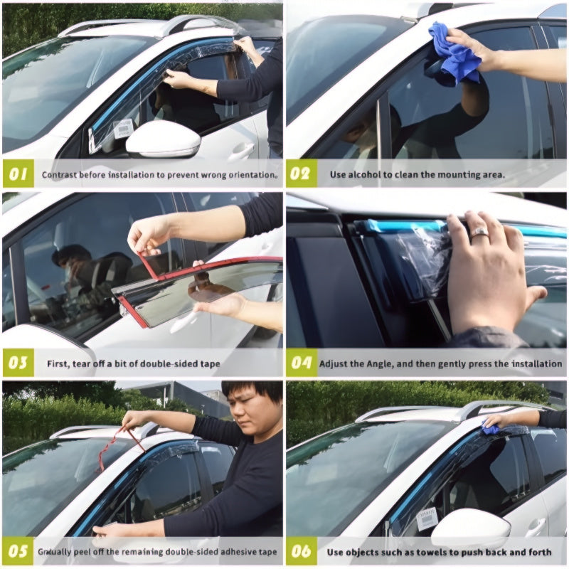 XPENG G9&G6&P7 Window Visor Deflector (Four Pieces)