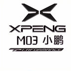 Xpeng M03 Car Body Logo Blackened Logo - Xpeng Accessories