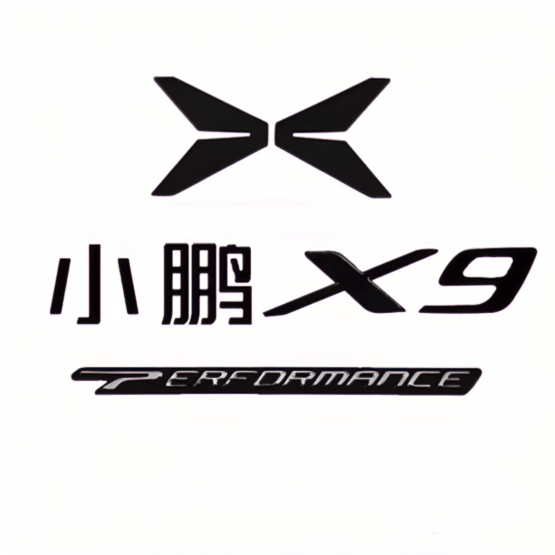 For XPENG Car Body Logo Blackened Logo