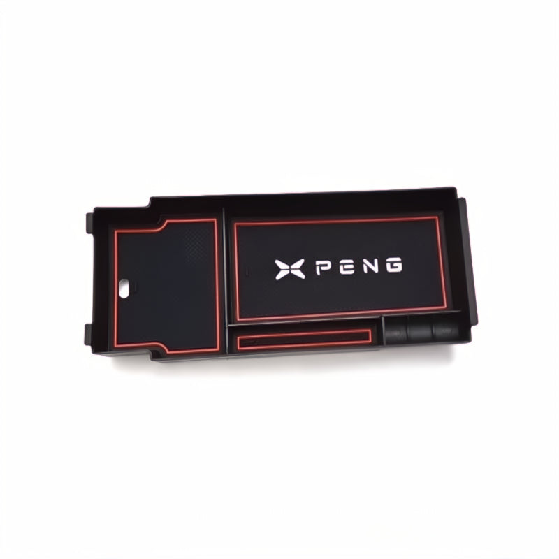 P7 Armrest box upper and lower storage boxes