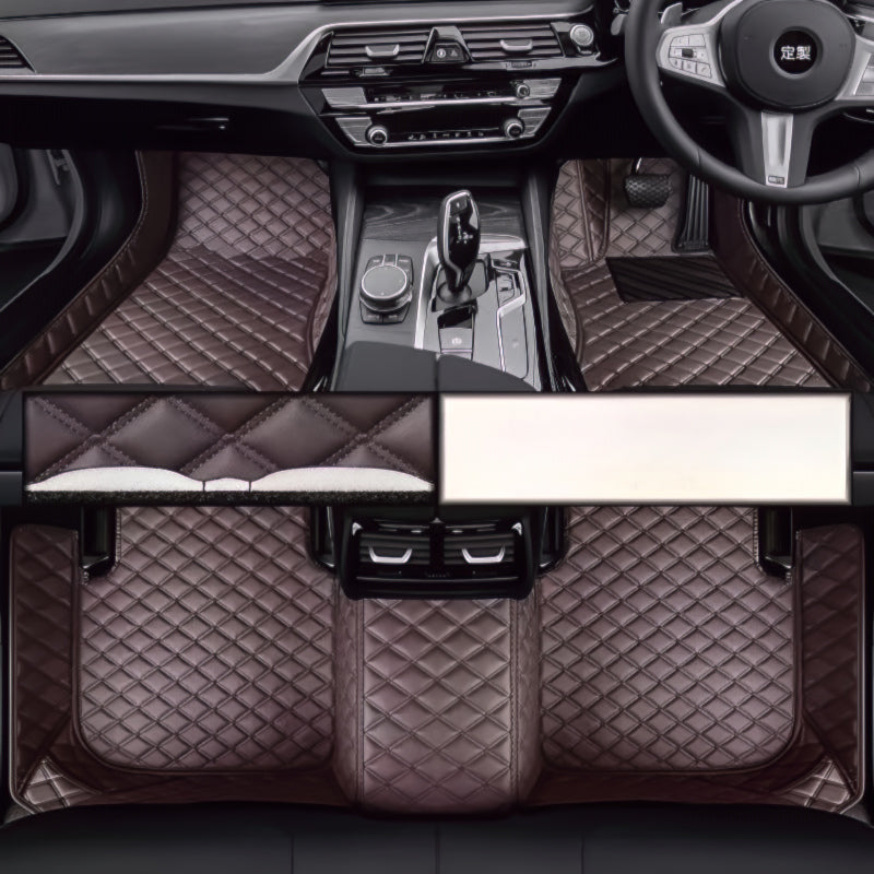 RHD XPENG G6 G9 P7 X9 M03 Napa Leather Floor Mats - Xpeng Accessories