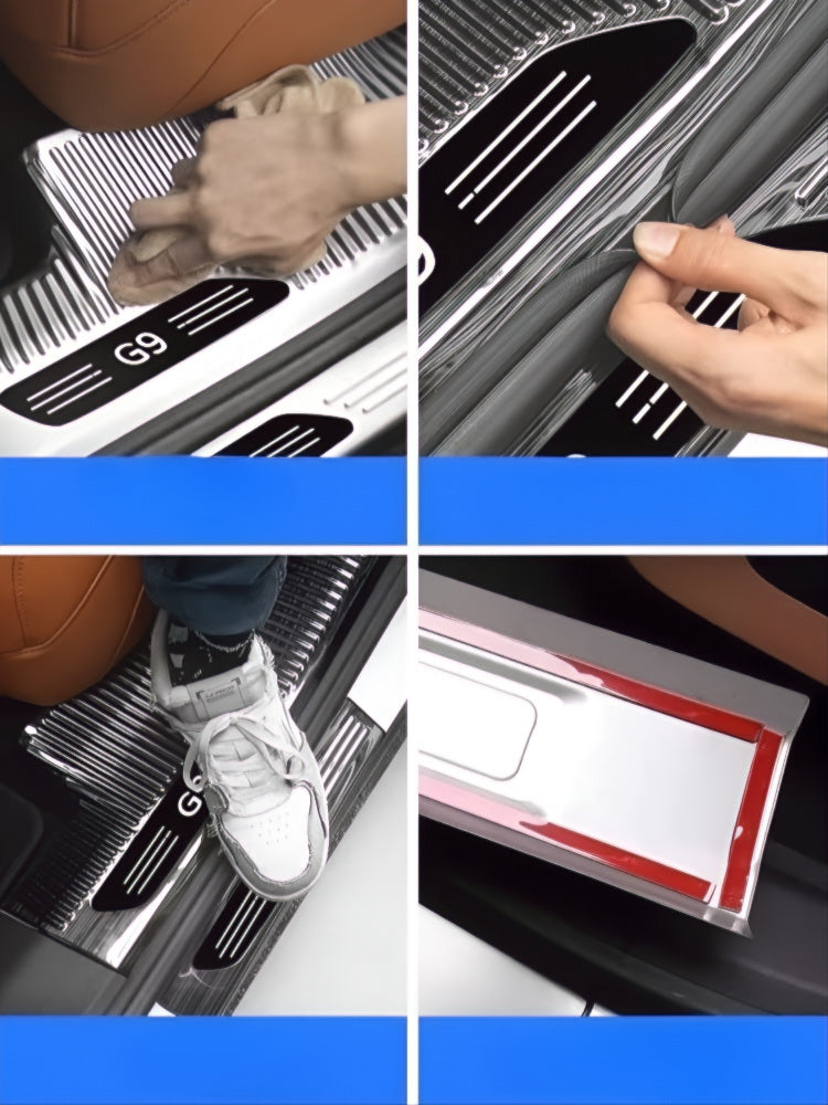 XPENG G9  Front and Rear Door Car Pedal Kick Protection Strip Trunk Protection Strip