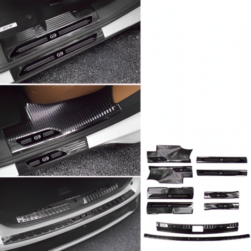 XPENG G9  Front and Rear Door Car Pedal Kick Protection Strip Trunk Protection Strip