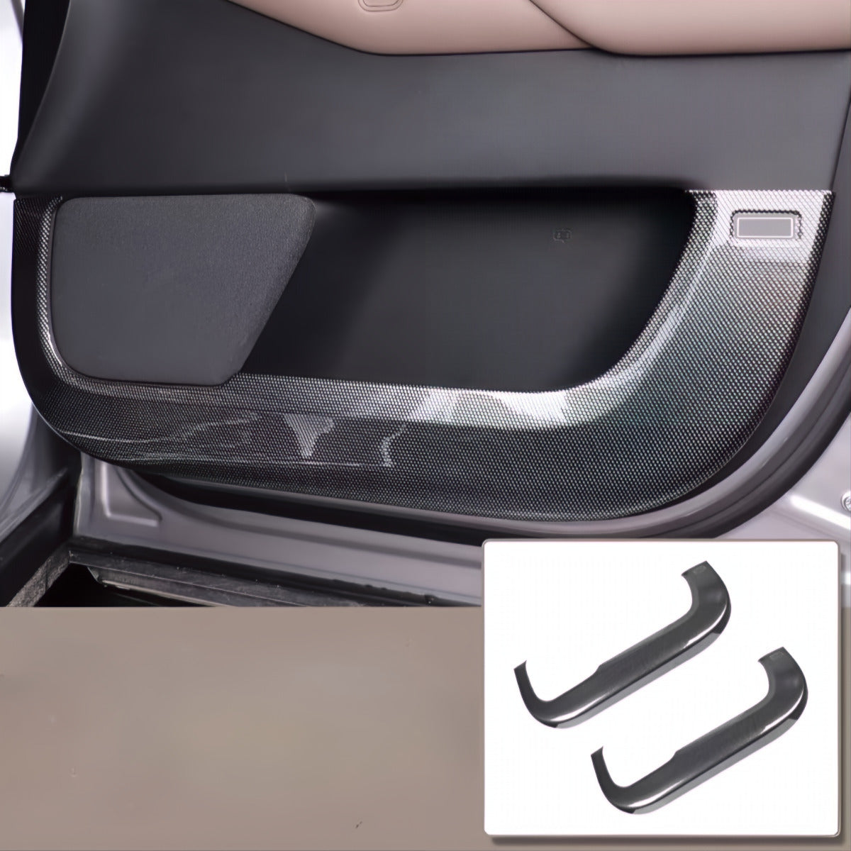 Xpeng X9 Car Door Kick Mats