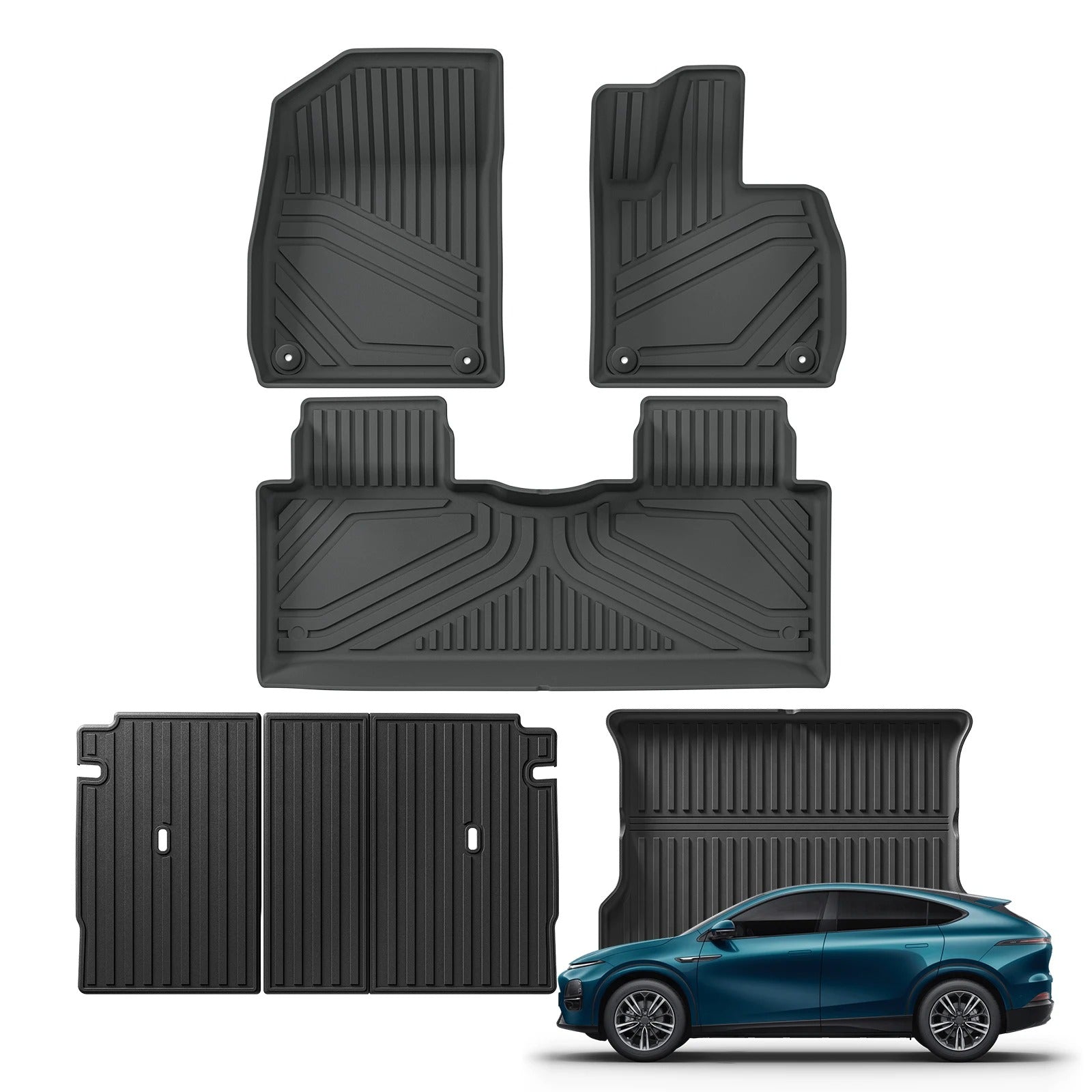 Xpeng G6 TPE 3D Car Floor Mats Cargo Liner Trunk Pad - Xpeng Accessories