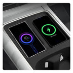 Tapis de recharge sans fil en silicone pour Xpeng G6, support de tasse d'eau de console centrale