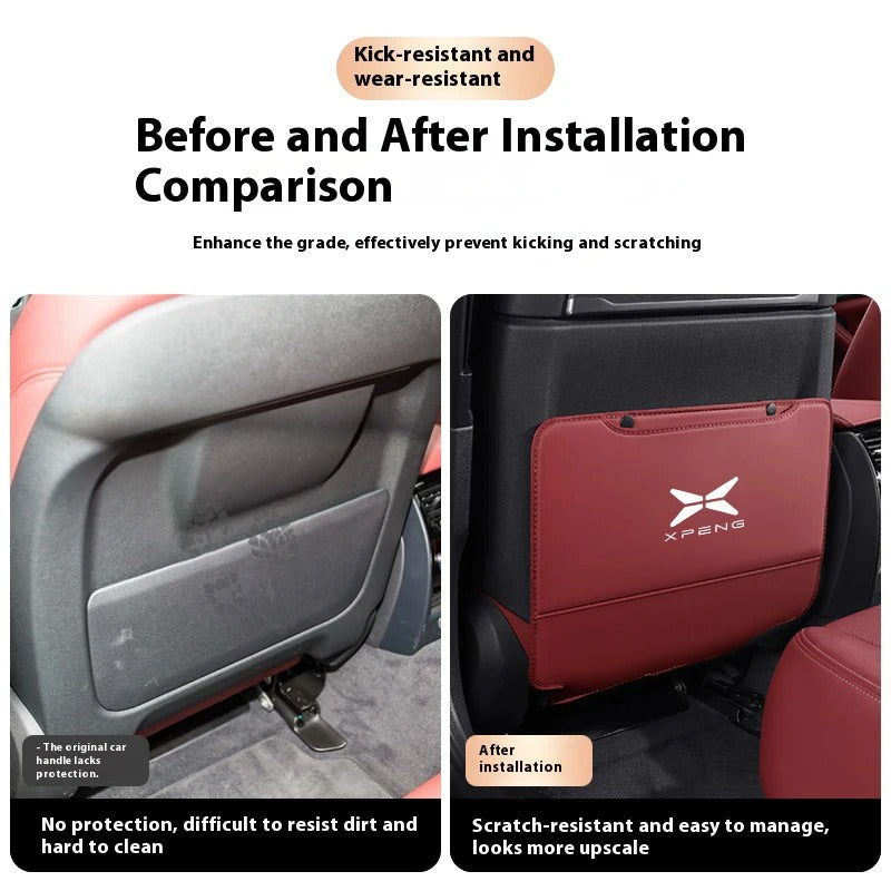 Car Seat Back Protection Anti-Kick Pad For Xpeng