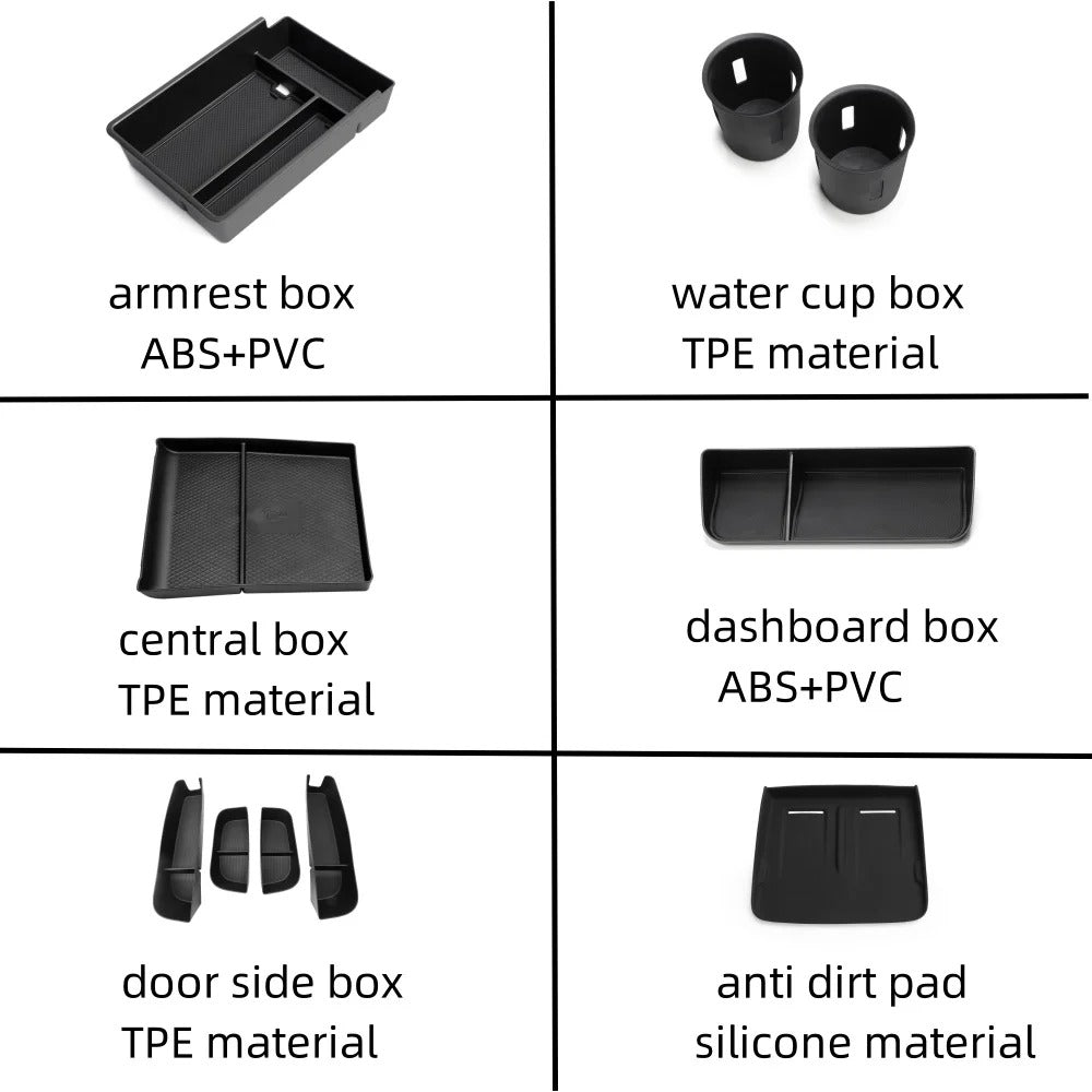 Xpeng G6 Car Storage Box Sets