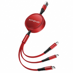Car 100w Fast Charging Data Cable Scalable 3 In 1 Phone Charger USB Type C for Xpeng