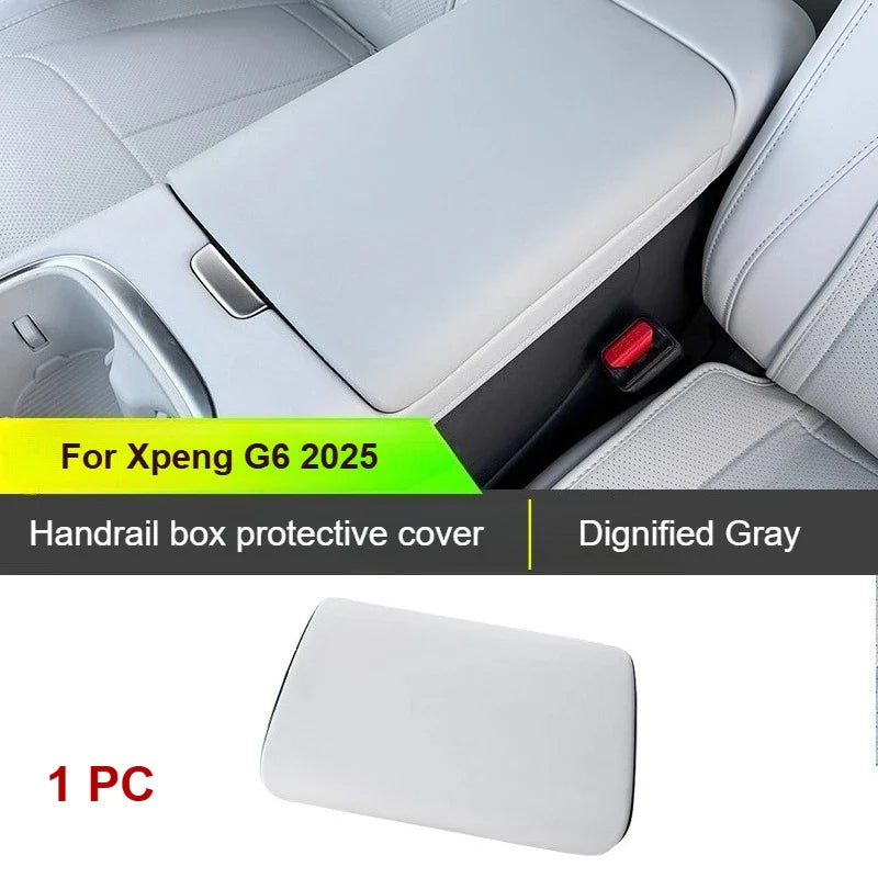 LFOTPP Compatible avec Xpeng G6 EV 2024 2025 2026 Boîte de rangement de console centrale, Bac organiseur d'accoudoir central avec tapis antidérapant, pour accessoires Xpeng G6 EV (Noir
